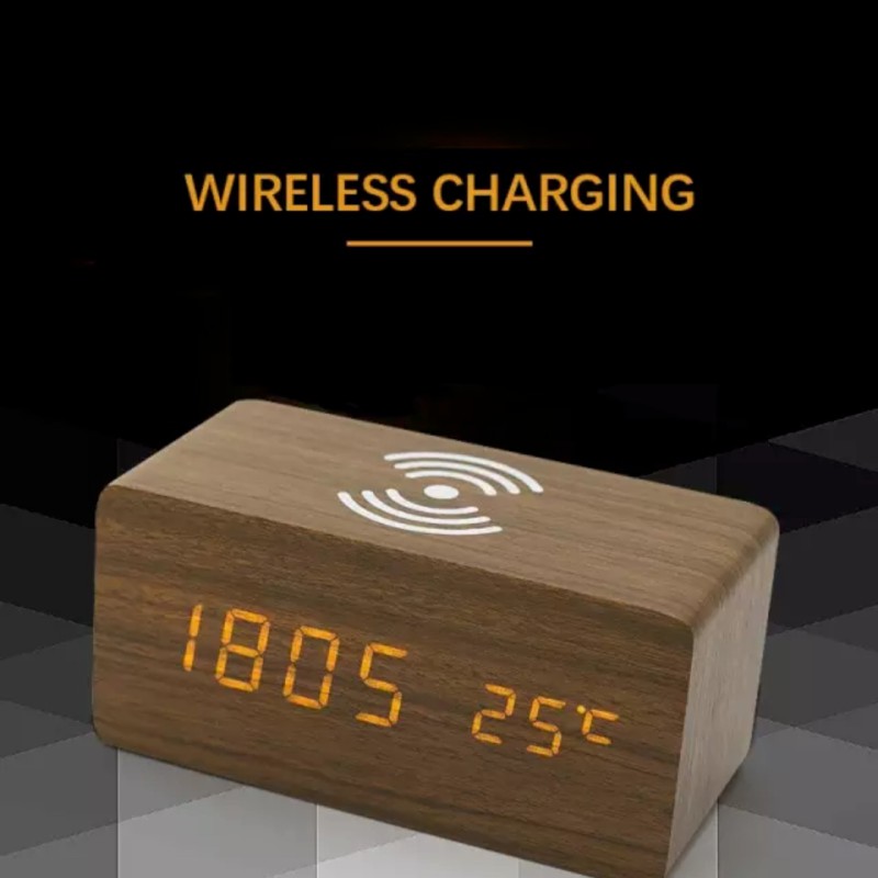 Wireless Charging Alarm Clock - Image 2